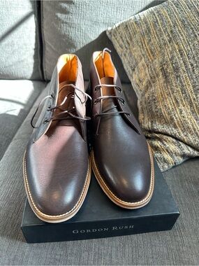 Gordon Rush Dark Brown Leather Chukka Boots